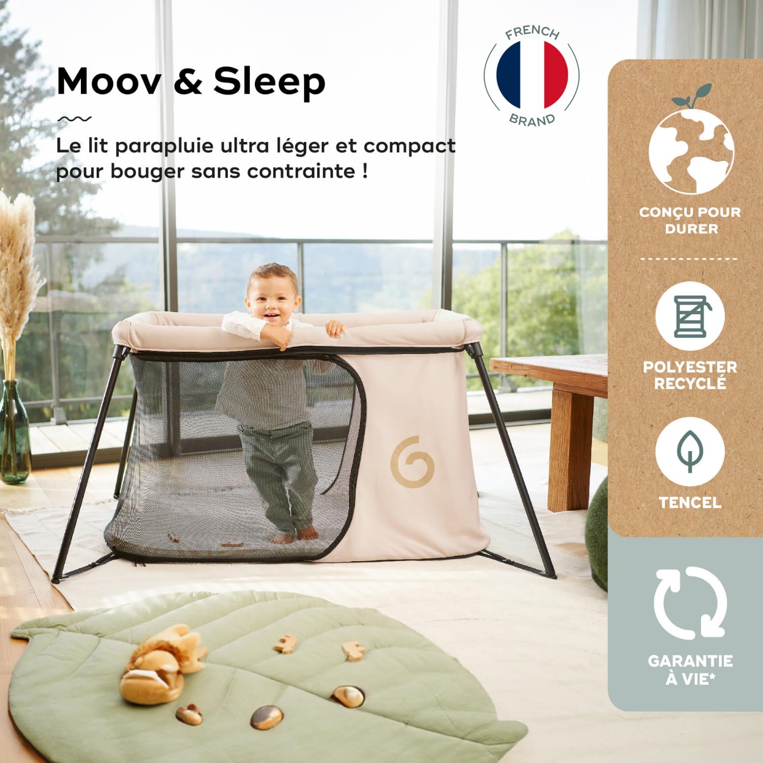 Babymoov Moov / Moov & Moov Sleep lit parapluie naissance à 4 ans