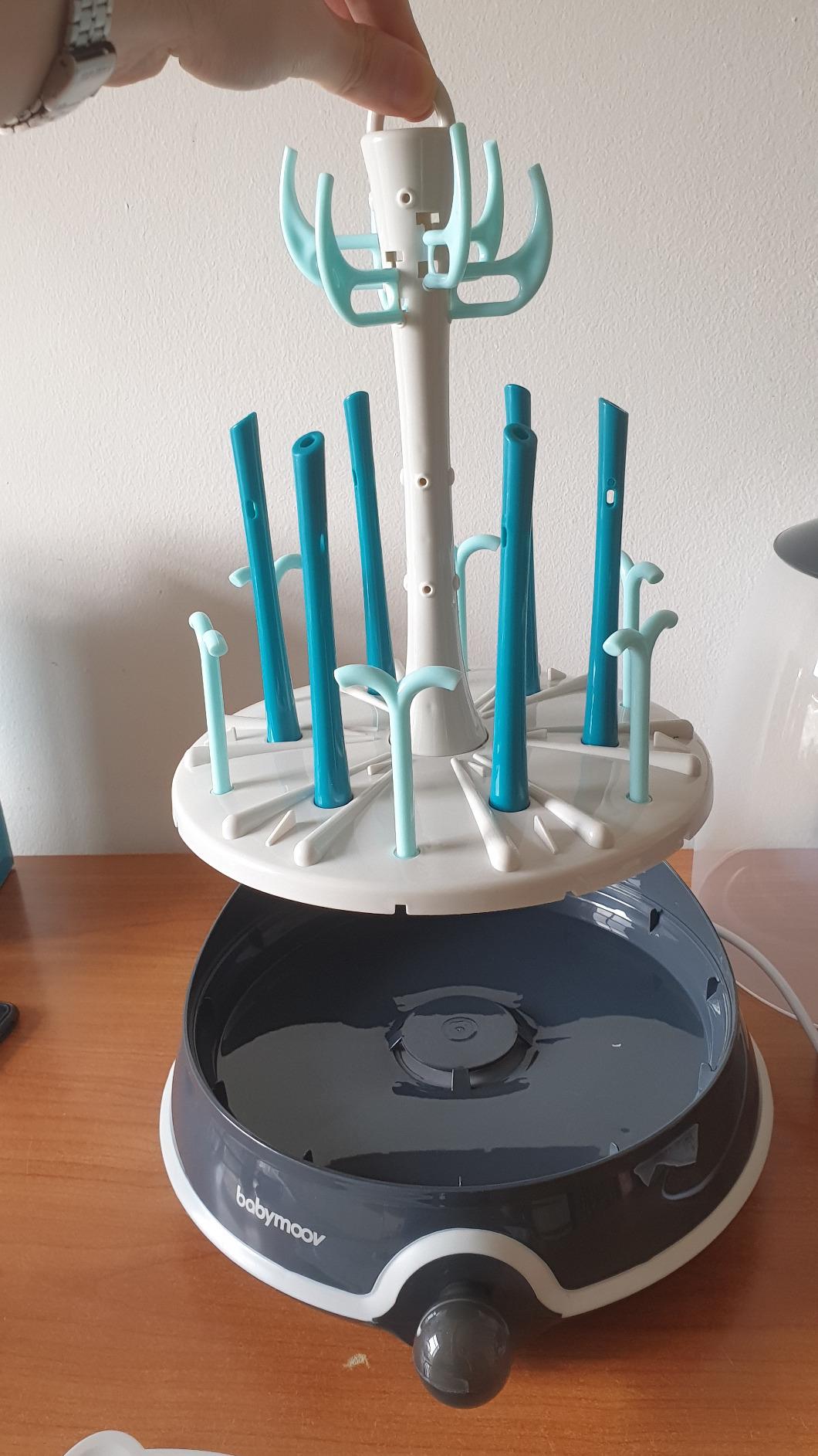 Babymoov Turbo Steam Plus stérilisateur vapeur 2 en 1 pour biberons
