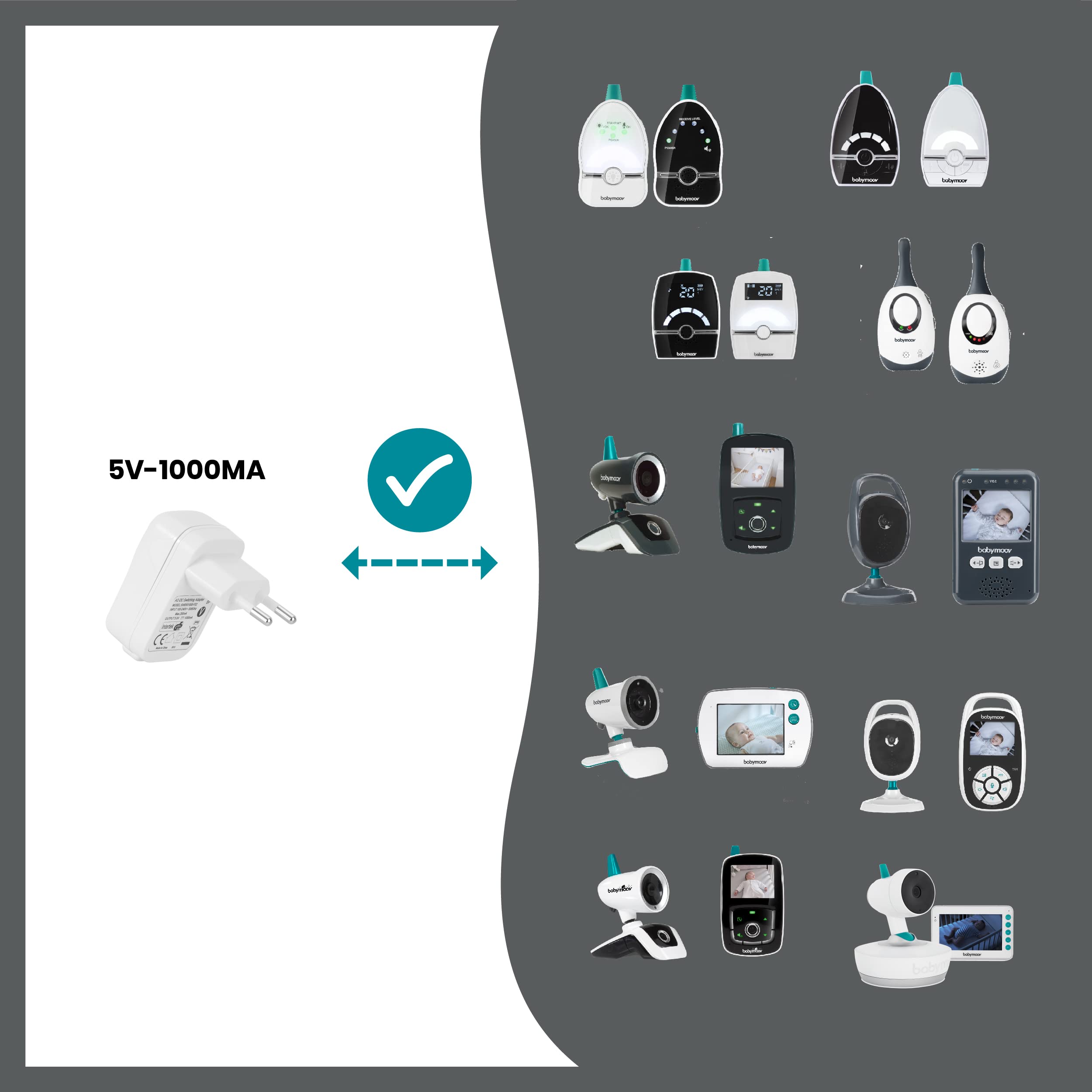 Babymoov YOO chargeur USB mural 5 V 1 unité