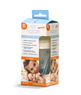 Natae Biberons biberon polypropylène 230 ml résistant à la chaleur