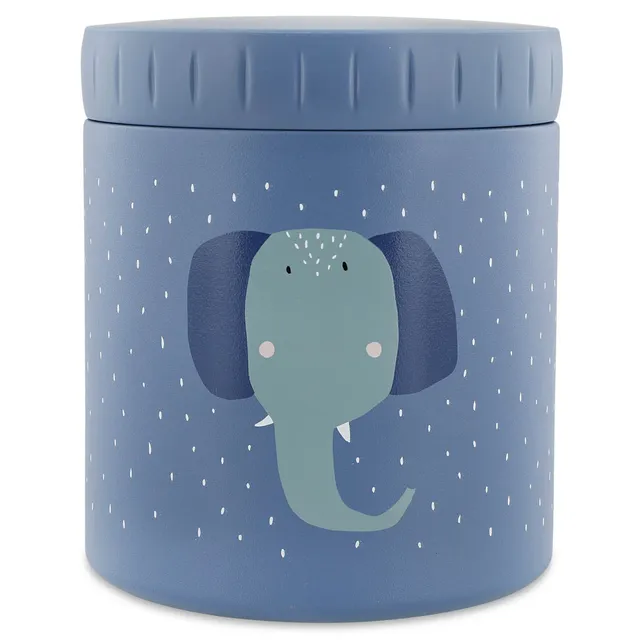 Trixie Baby Boîtes à goûter isothermes Mrs. Elephant 500 ml boîte repas