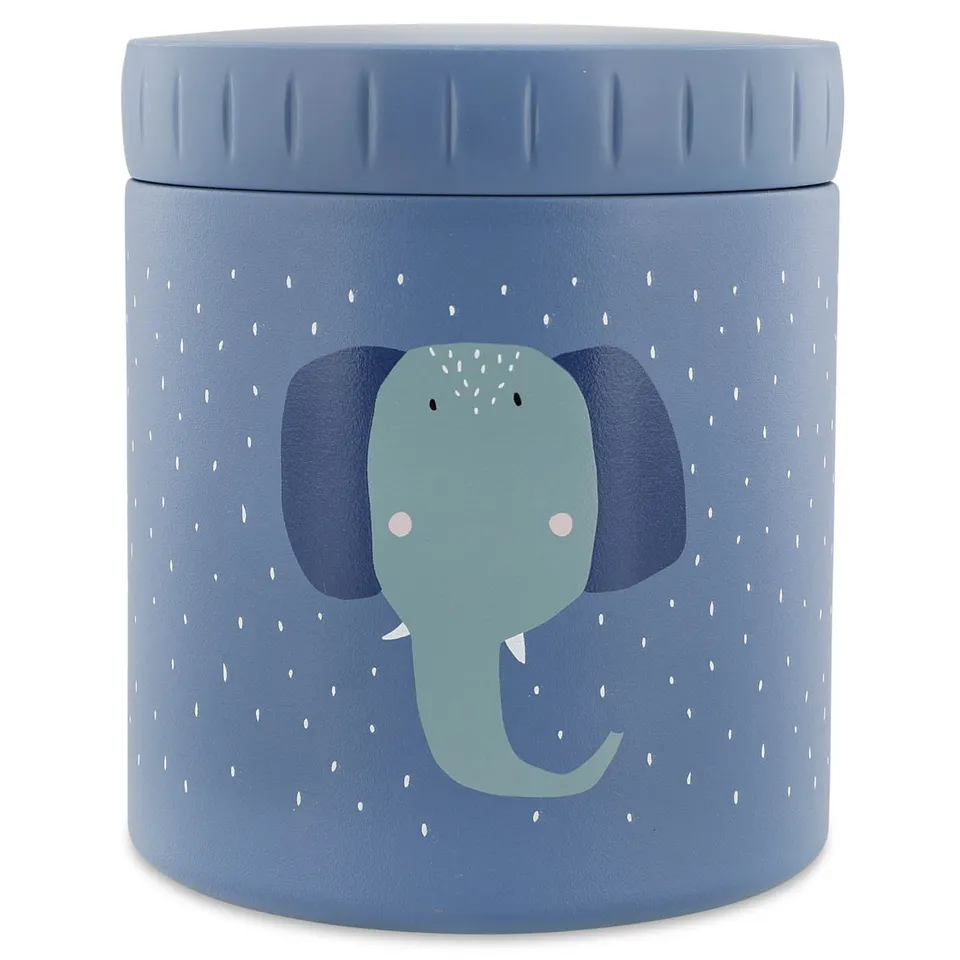 Trixie Baby Boîtes à goûter isothermes Mrs. Elephant 500 ml boîte repas