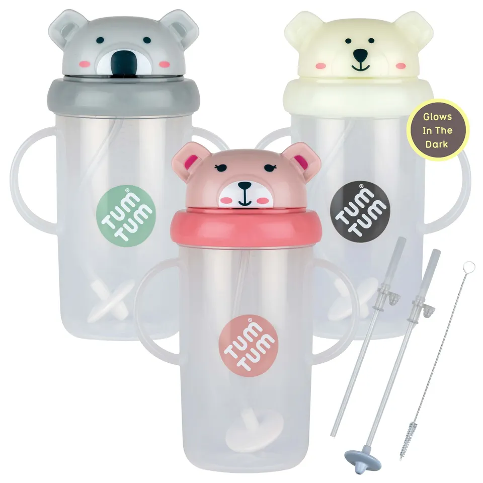 Tum Tum Cups Tall Tippy Up Cups 300ml Series 3 Bundle A gobelet paille