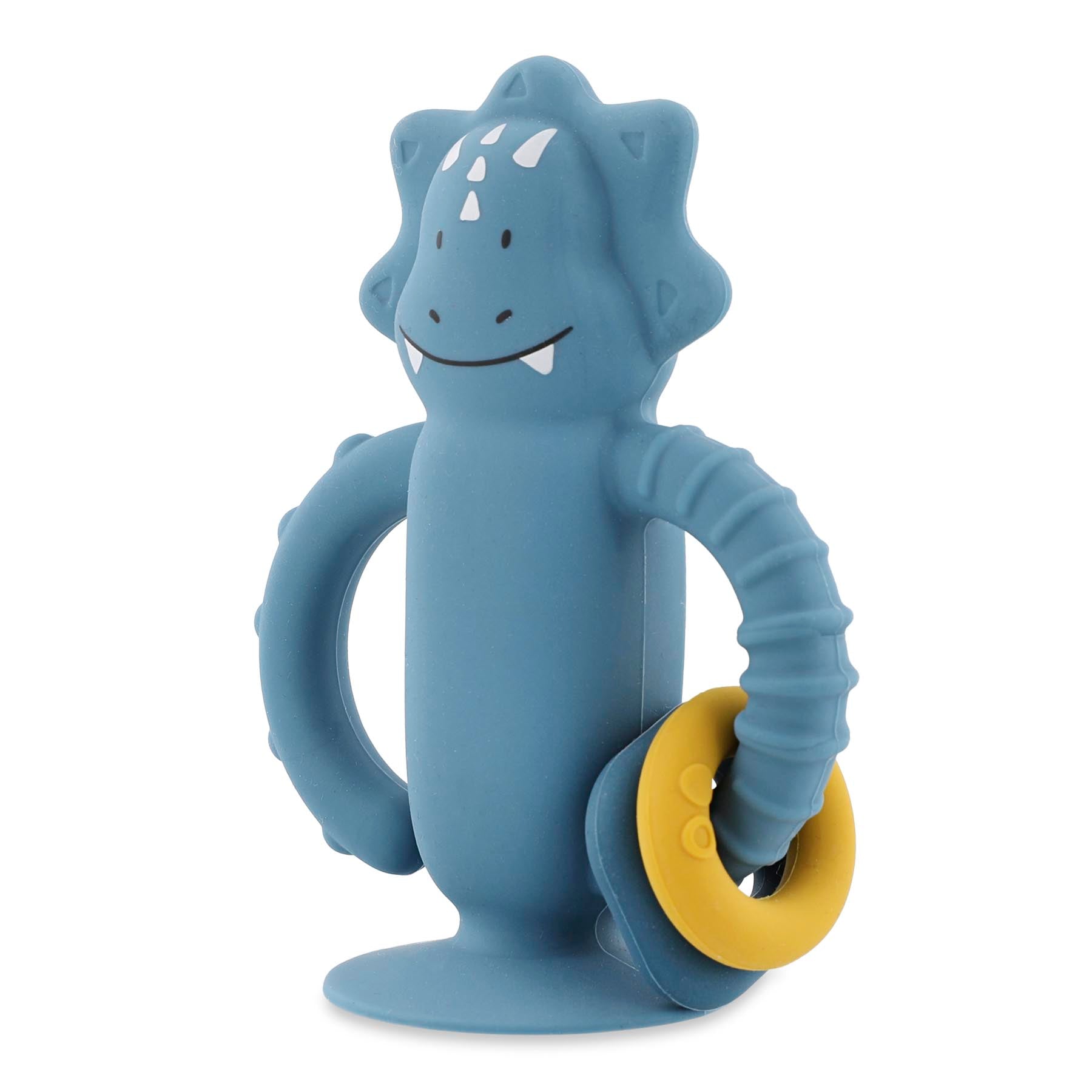 Trixie Baby Jouets sensoriels Jouet sensoriel en silicone avec ventouse Mr. Triceratops