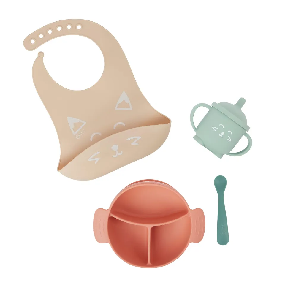 Babymoov Learn'ISY coffret repas Renard Terracotta 15-24 mois