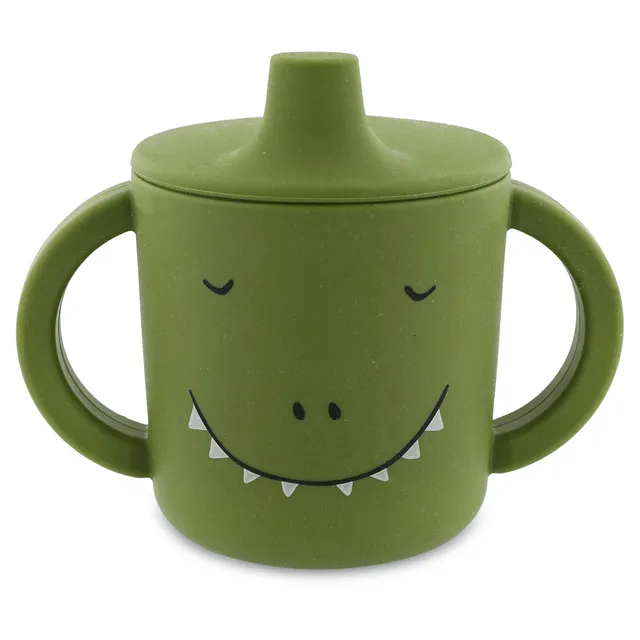 Trixie Baby Tasse d’apprentissage Mr. Dino en silicone