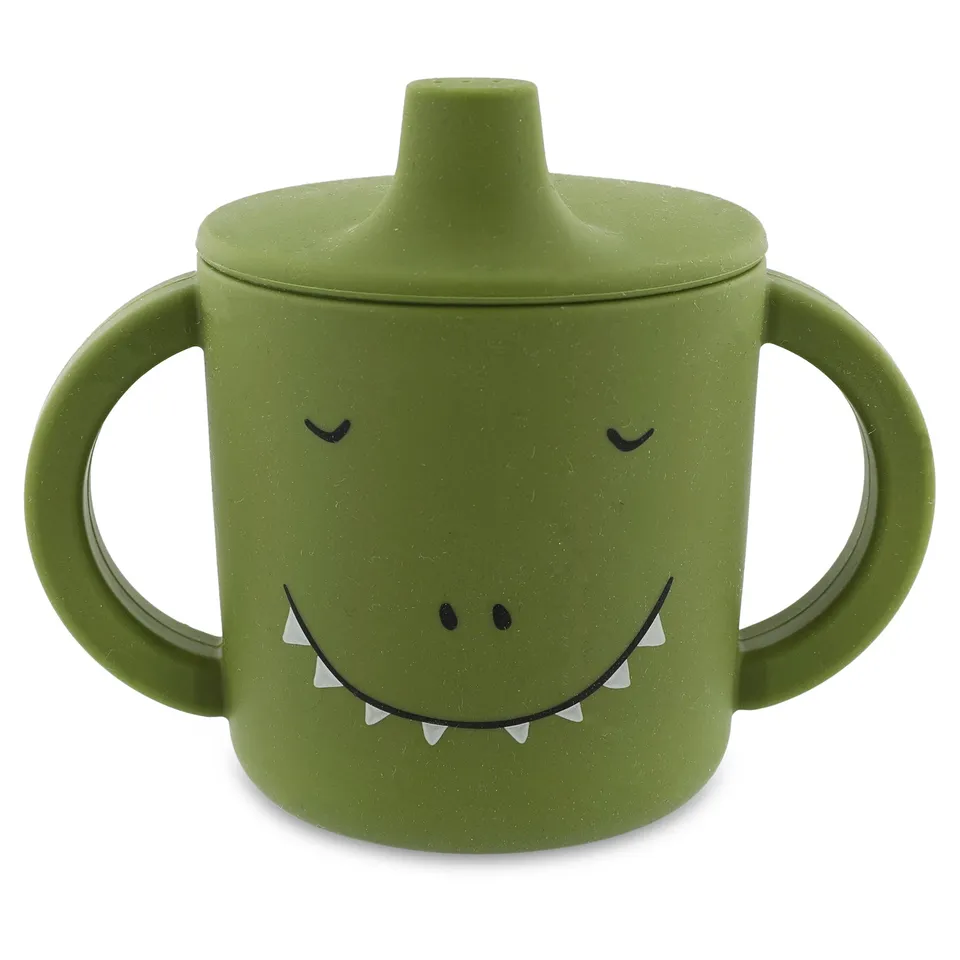 Trixie Baby Tasse d’apprentissage Mr. Dino en silicone