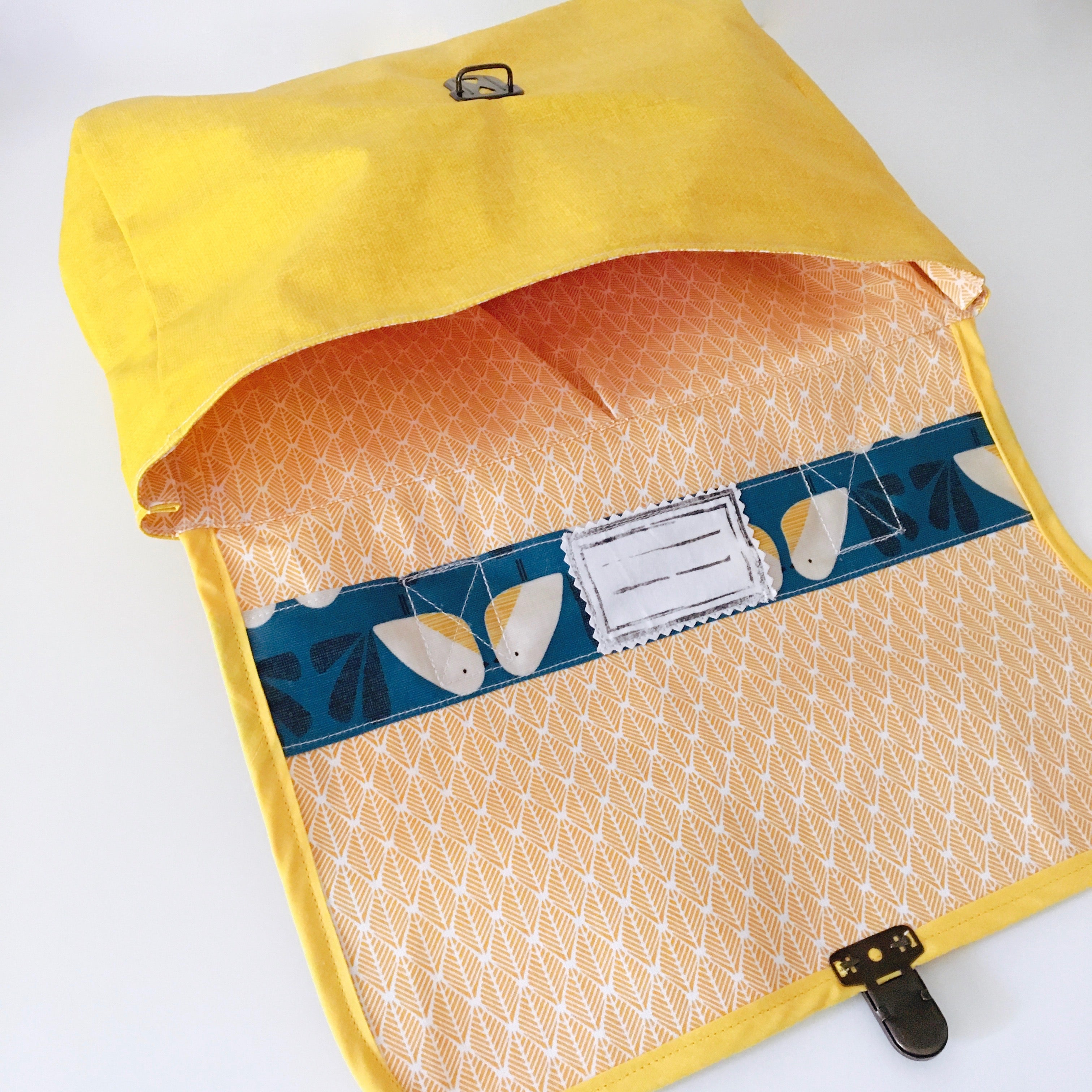 PIOLOU Le Cartable Maternelle léger Jaune Birdy cartable imperméable