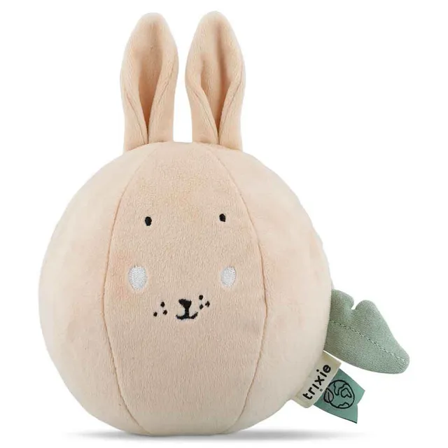 Trixie Baby Jouets d'activités Mrs. Rabbit balle sonore à clochette