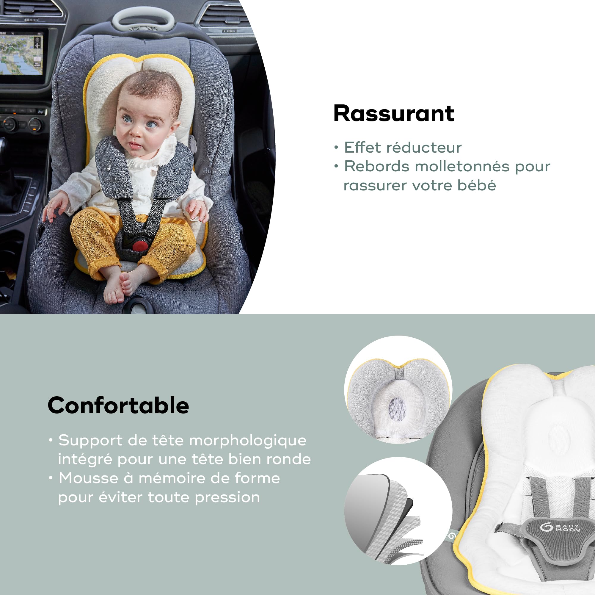 Babymoov Swoon Cosymorpho Fresh Smokey réducteur bébé universel