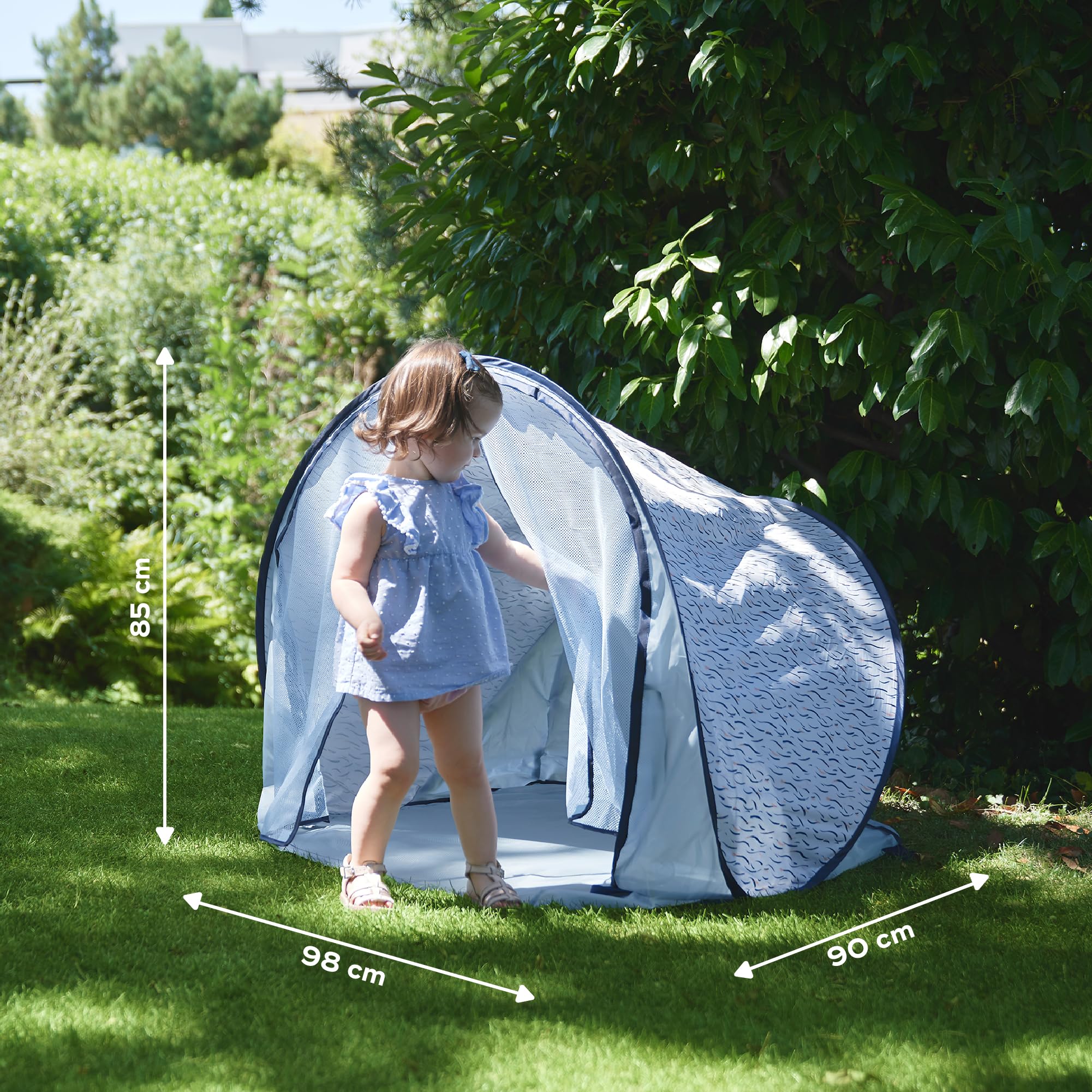 Babymoov Moov / Moov & tente anti-UV bébé Blue Waves FPS 50+