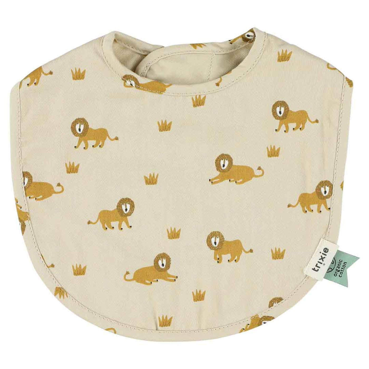 Trixie Baby Bavoirs Lively Lion bavoirs nouveau-né lot de 2 absorbants