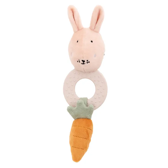 Trixie Baby Premiers jouets Mrs. Rabbit jouet de dentition silicone