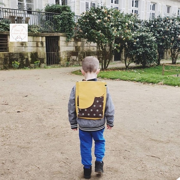 Rose et rêves dorés Créations sur-mesure l’Intemporel sac à dos personnalisé
