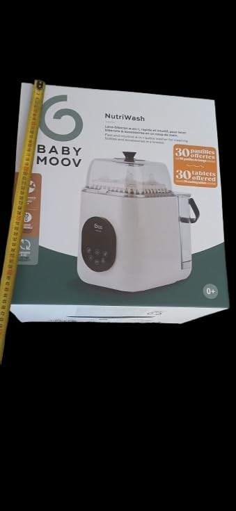Babymoov Nutribaby / Duo Meal NutriWash lave-biberon électrique 4-en-1 beige