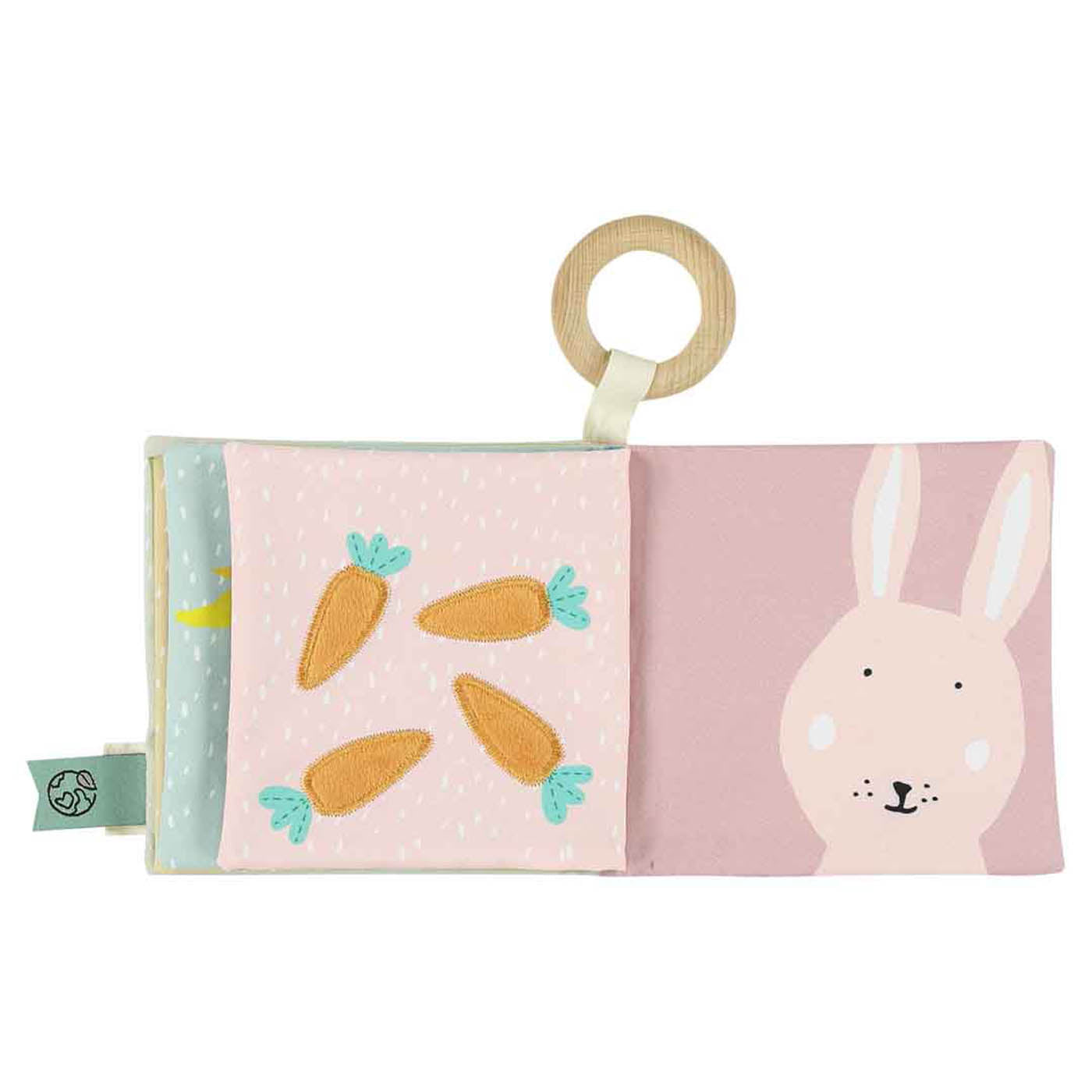 Trixie Baby Jeux, puzzles & livres Livre crépitant 4 animaux tissu sensoriel
