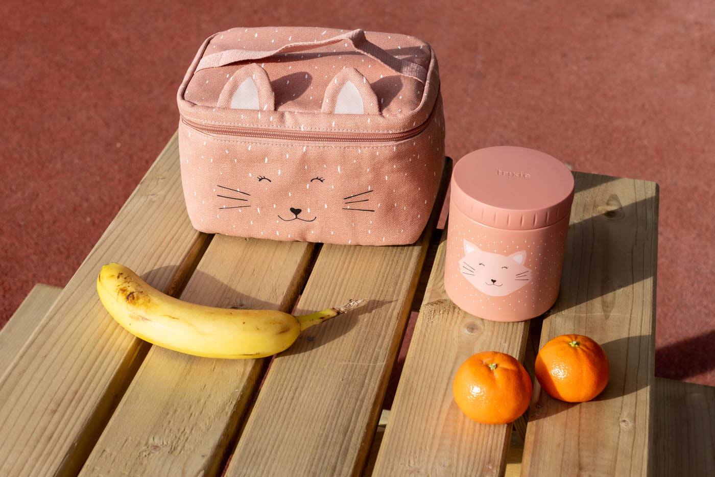 Trixie Baby Boîtes à goûter isothermes Mrs. Cat boîte alimentaire 500 ml inox