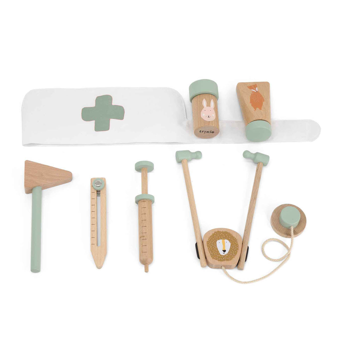 Trixie Baby Jeu symbolique malette du docteur en bois