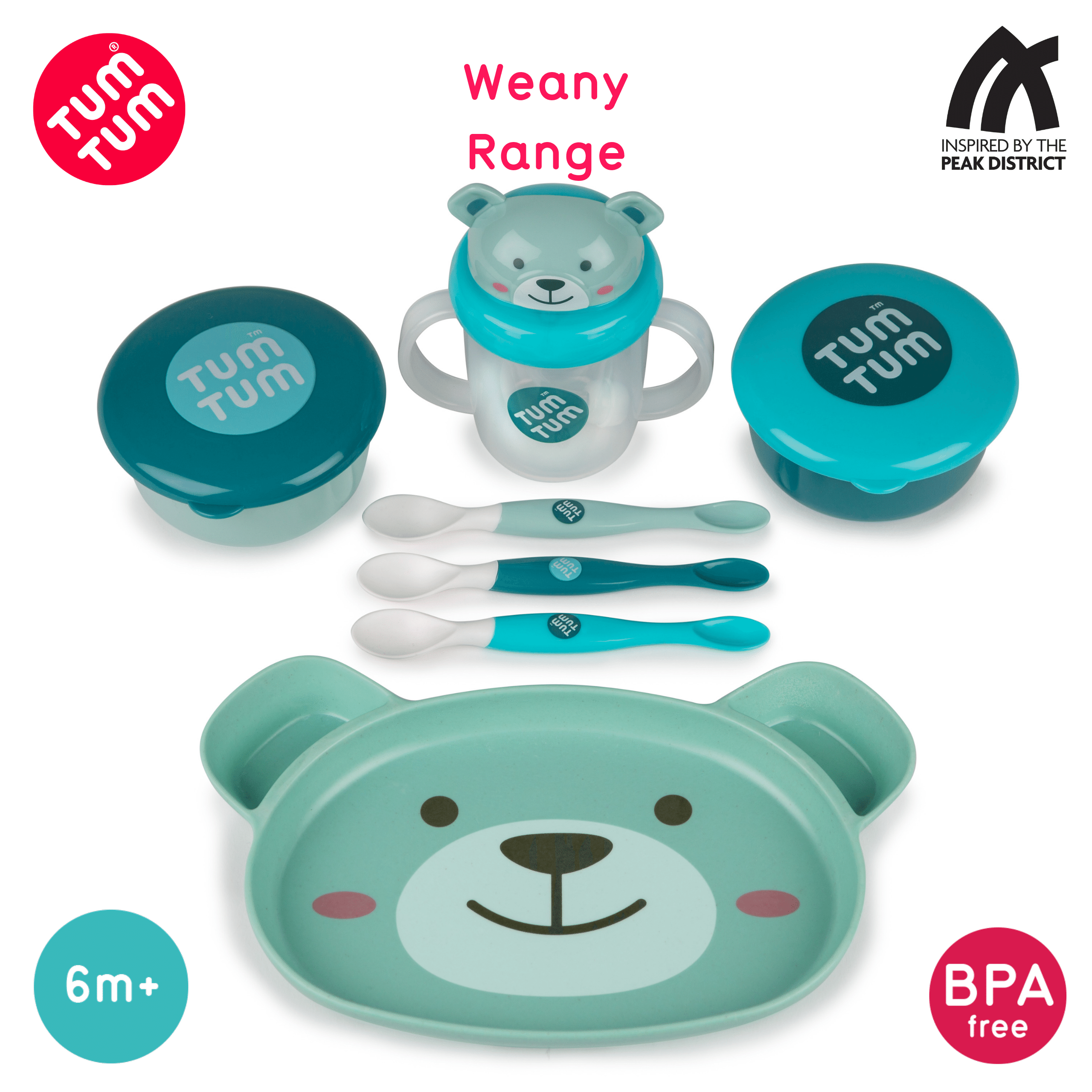 Tum Tum Cutlery 3pc Swapsie Baby Weaning Spoons cuillères bébé double embout