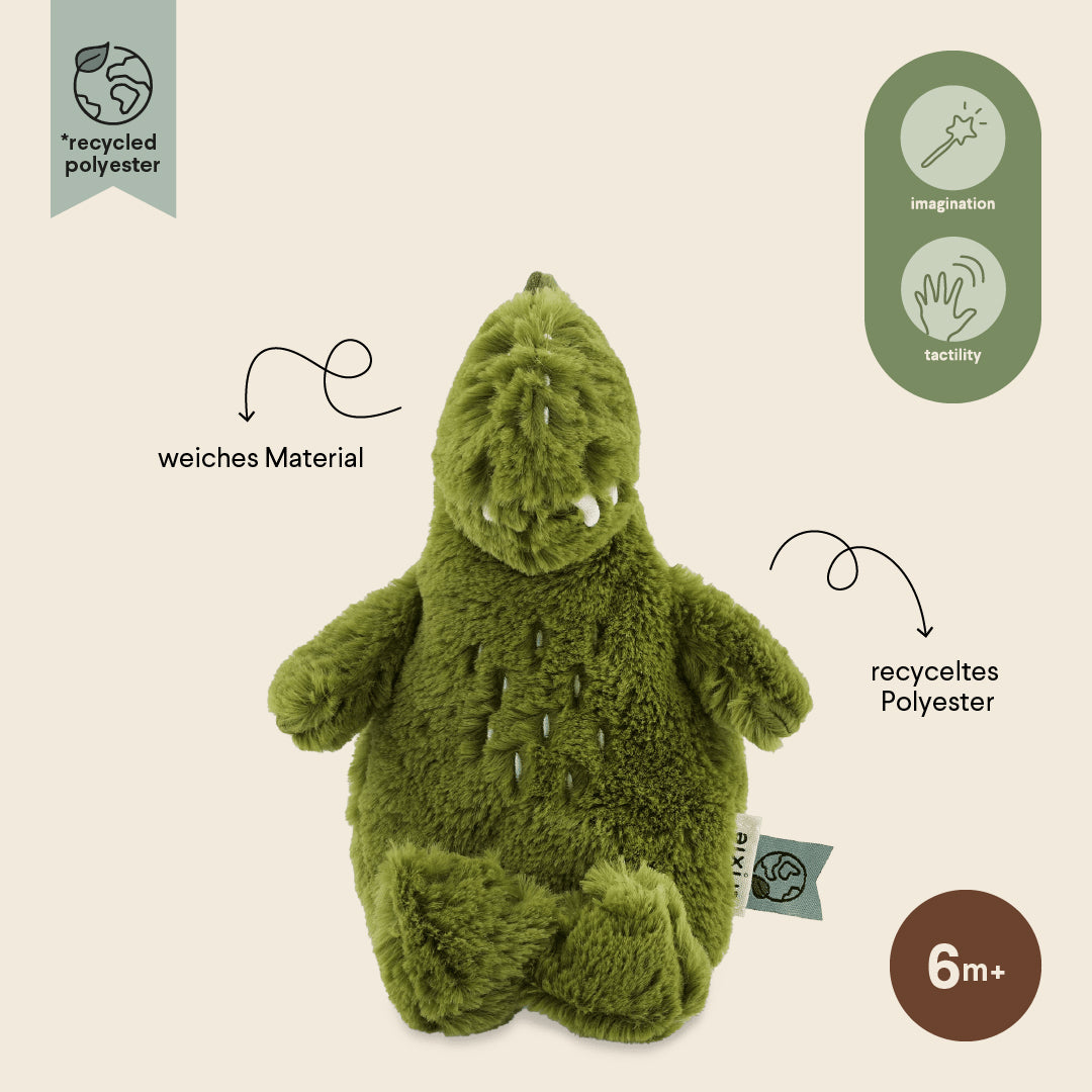 Trixie Baby Premiers jouets Mr. Dino peluche câlin