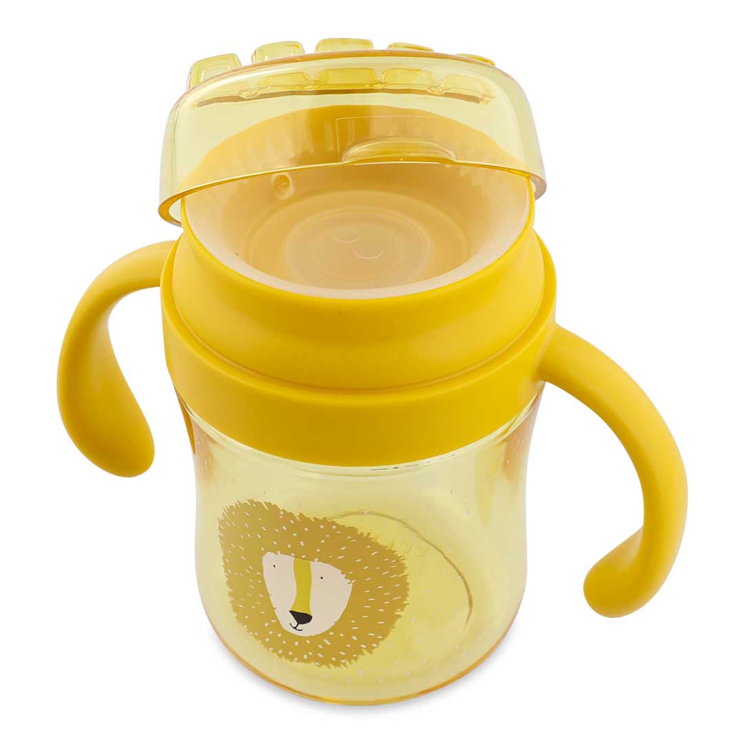 Trixie Baby Tasses et gobelets Gobelet 360° avec poignées Mr. Lion anti-fuite