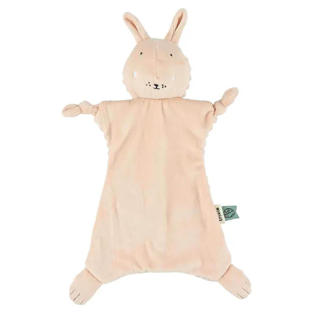 Trixie Baby Premiers jouets Mrs. Rabbit doudou attache sucette
