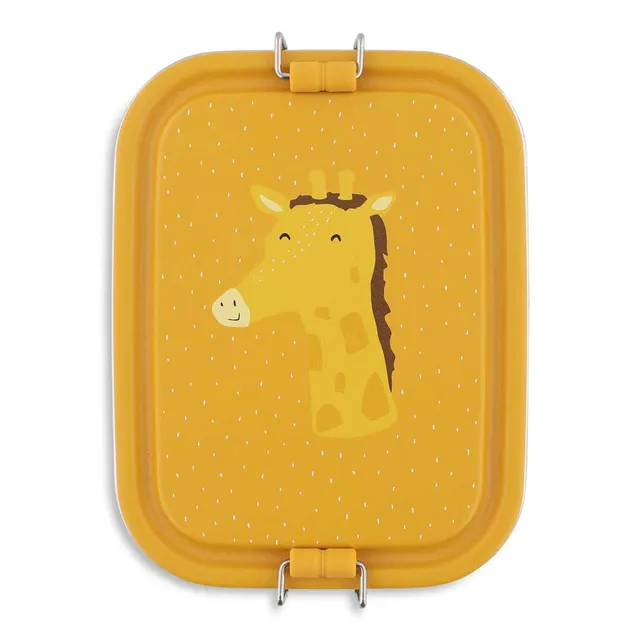 Trixie Baby Boîtes à goûter et boîtes repas Boîte repas petite Mr. Giraffe inox