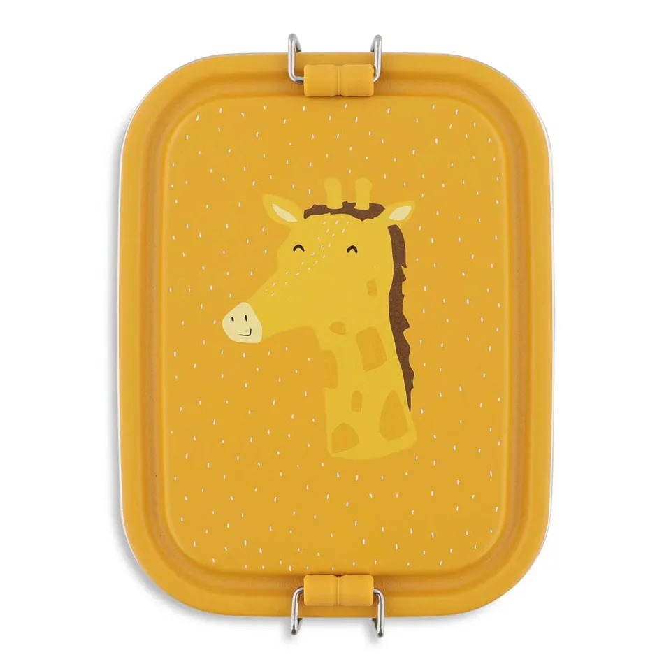 Trixie Baby Boîtes à goûter et boîtes repas Boîte repas petite Mr. Giraffe inox