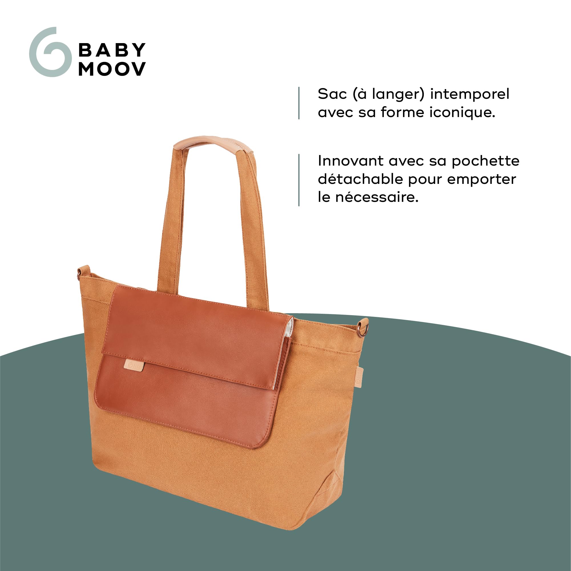 Babymoov Moov Tote Bag sac à langer 40 L Bouclettes Camel