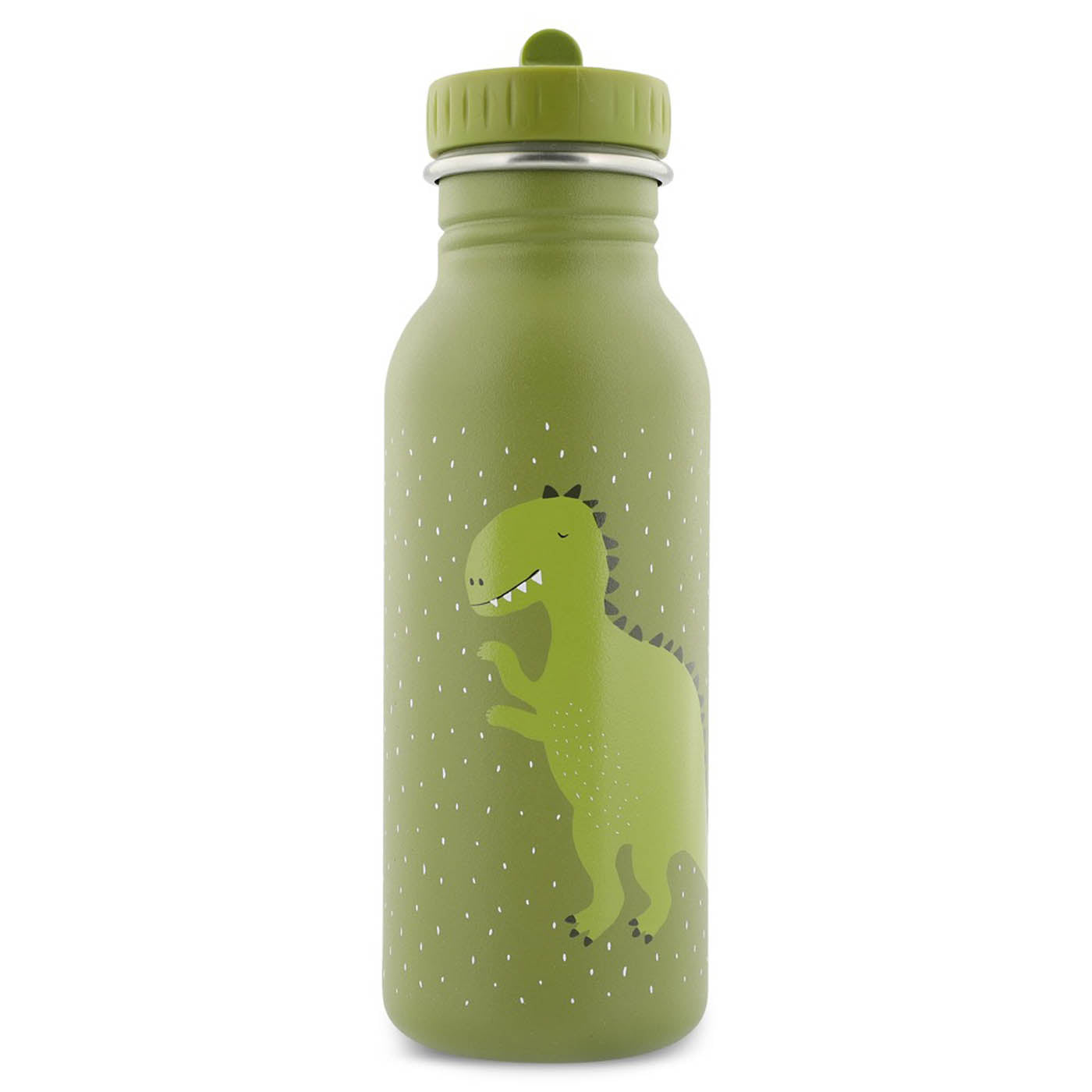 Trixie Baby En déplacement Mr. Dino gourde 500 ml en acier inoxydable