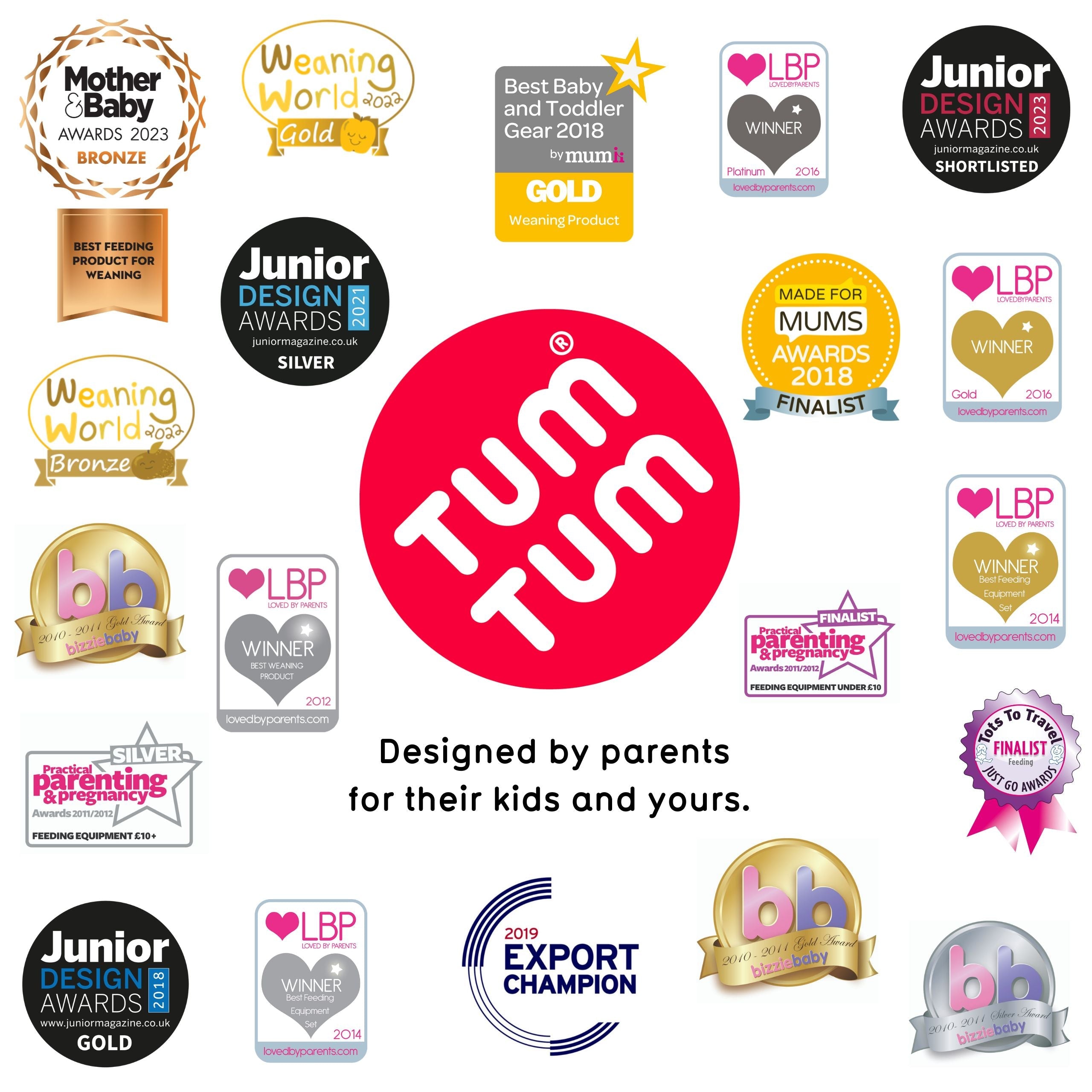 Tum Tum Cups Tall Tippy Up Cups 300ml Series 3 Bundle C gobelet paille