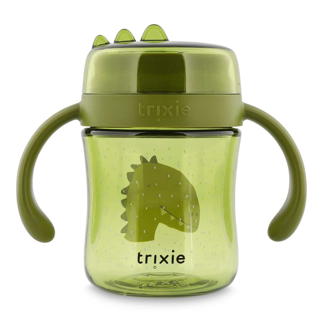 Trixie Baby Tasses et gobelets Gobelet 360° avec poignées Mr. Dino anti-fuite