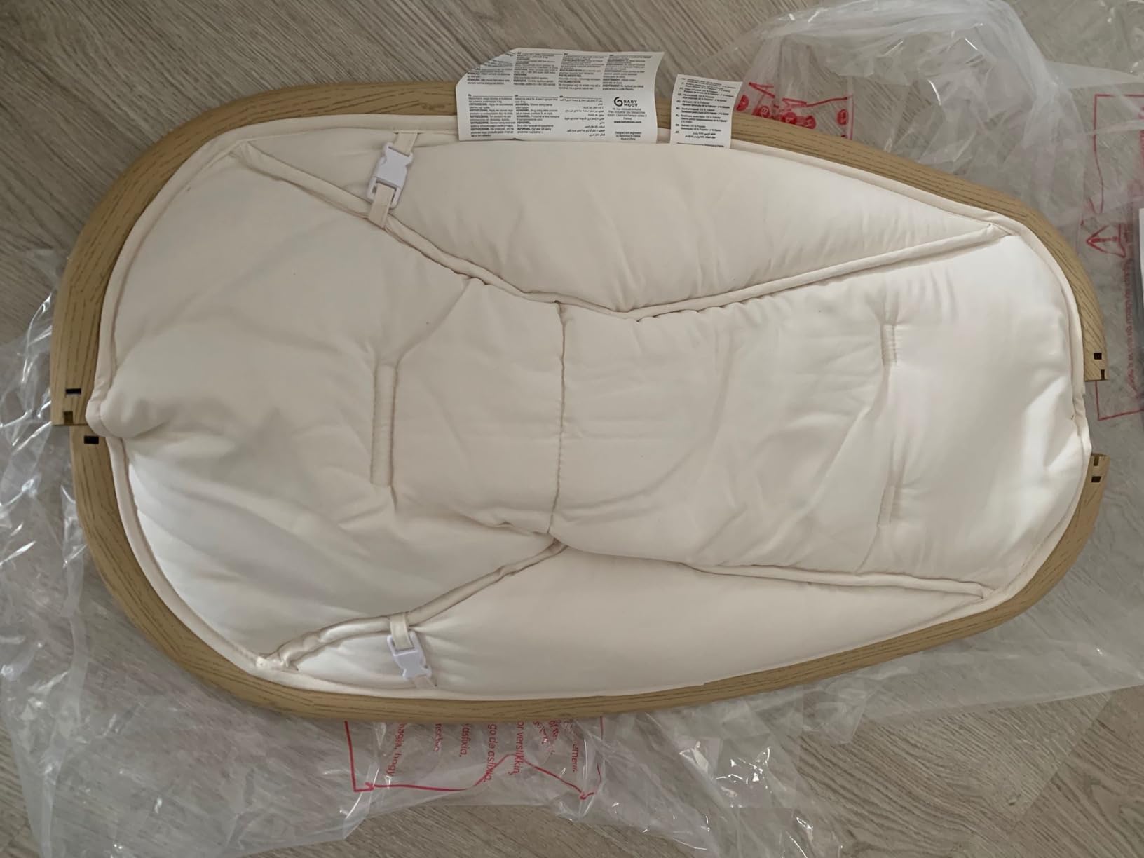 Babymoov Swoon Hoop balancelle électrique bébé Sand