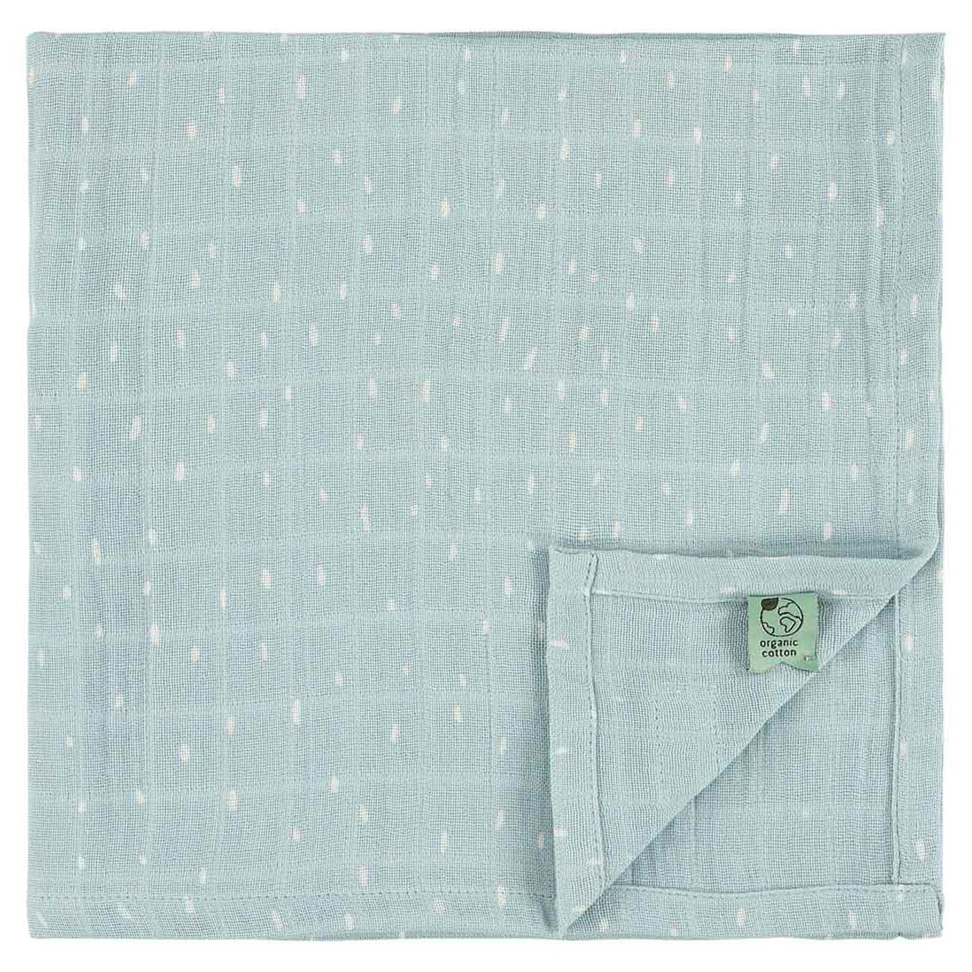 Trixie Baby Langes en mousseline 3-pack mix 55x55cm Enchanting Elephant coton bio