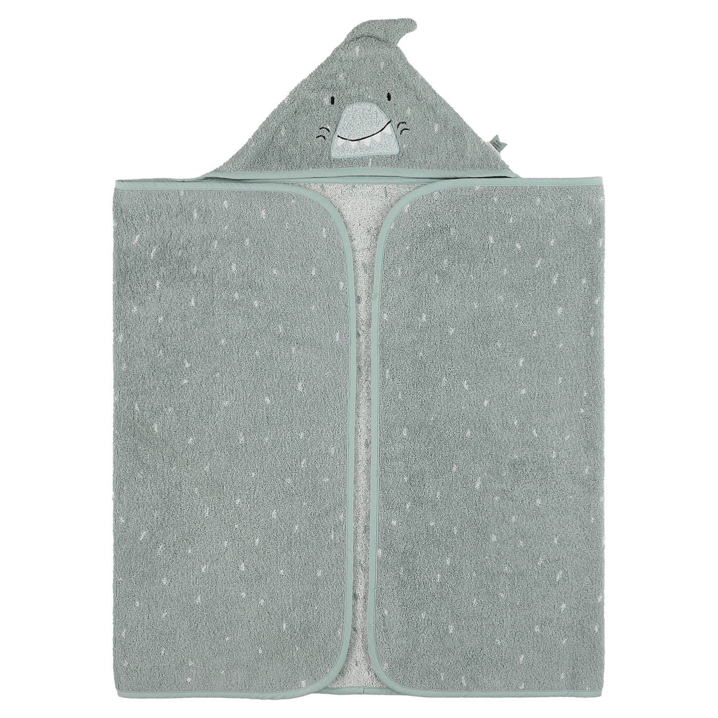 Trixie Baby Capes de bain Mr. Shark cape de bain 70 x 130 cm coton bio