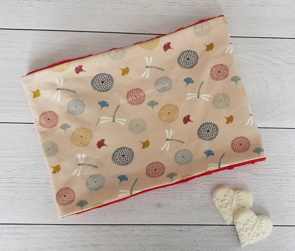 Rose et rêves dorés Chèches, foulards, snoods Snood libellules 4-24 mois