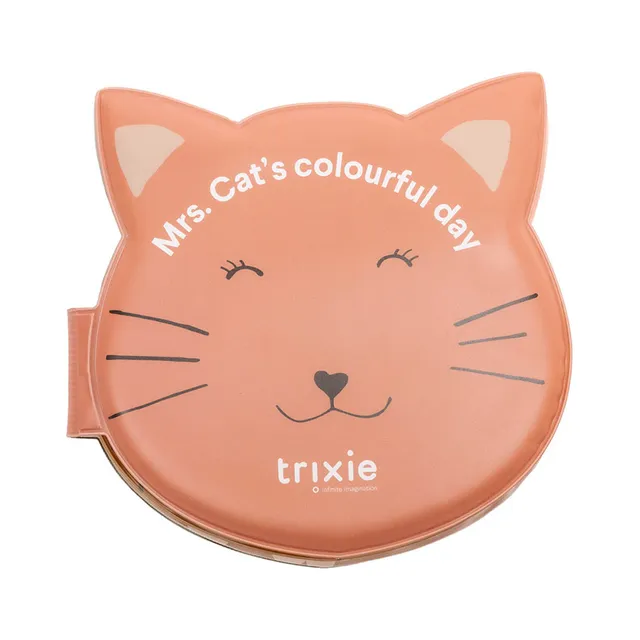 Trixie Baby Jeux, puzzles & livres Livre de bain Mrs. Cat journée colorée