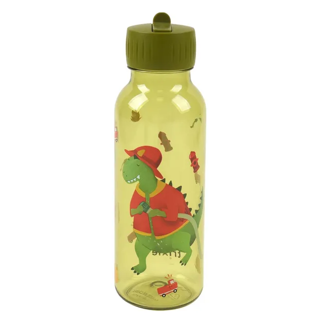 Trixie Baby En déplacement Gourde Tritan™ 500ml - Fireman Mr. Dino