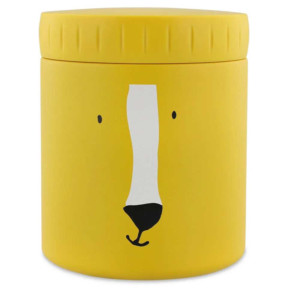 Trixie Baby Boîtes à goûter isothermes Pot alimentaire isotherme 350 ml Mr. Lion inox