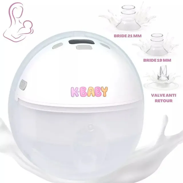 Baby-Crea Tire-lait électrique K-Baby portable sans fil 180 ml