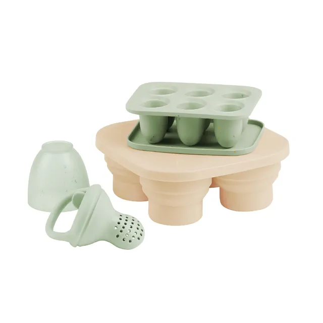 Babymoov Isy / Babybols coffret bacs à glaçons bébé et grignoteuse silicone