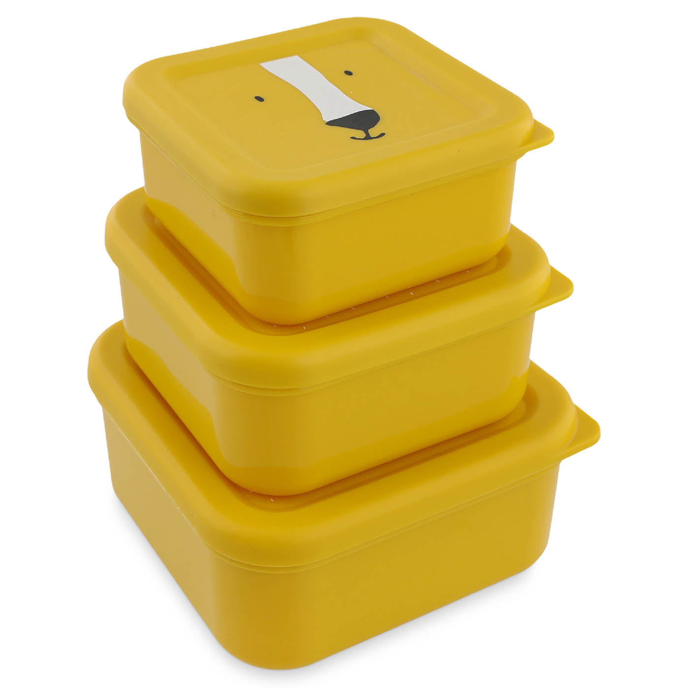 Trixie Baby Boîtes à goûter et boîtes repas Boîtes à goûter 3 pièces Mr. Lion