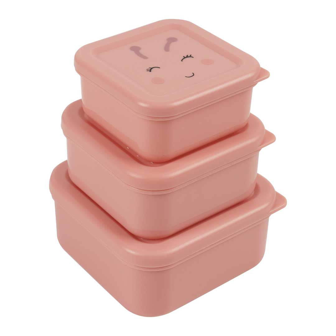 Trixie Baby Boîtes à goûter et boîtes repas Mrs. Butterfly 3 boîtes