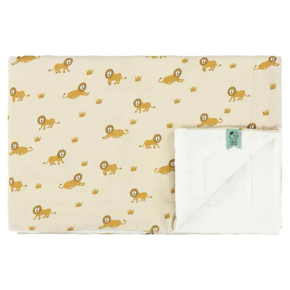 Trixie Baby Literie de bébé Couverture Lively Lion 75x100 cm douce