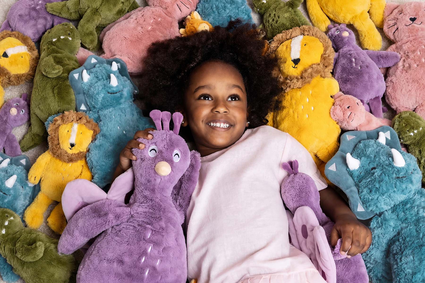 Trixie Baby Premiers jouets Mr. Triceratops peluche en matière recyclée