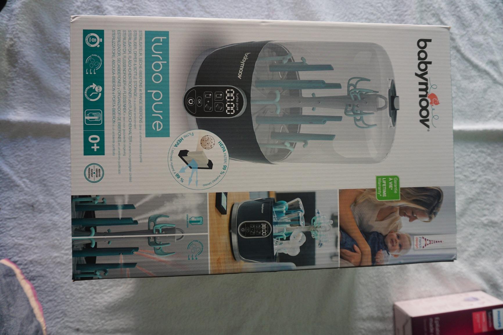 Babymoov Nutribaby Duo Meal Turbo Pure stérilisateur et sèche-biberon 5 en 1