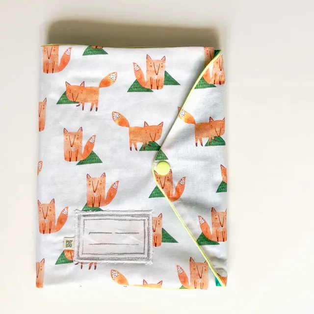 PIOLOU La pochette pour carnet de santé Pochette carnet de santé renard