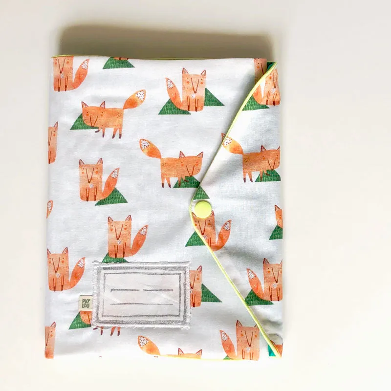PIOLOU La pochette pour carnet de santé Pochette carnet de santé renard