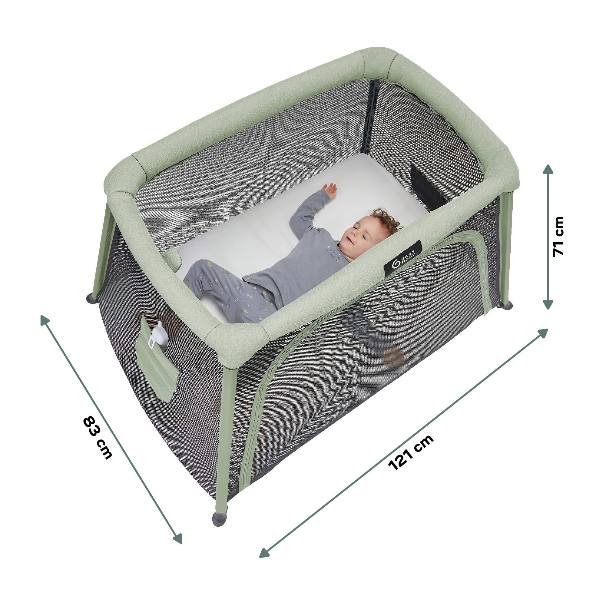 Babymoov Moov & Comfy lit parapluie 3-en-1, dès la naissance
