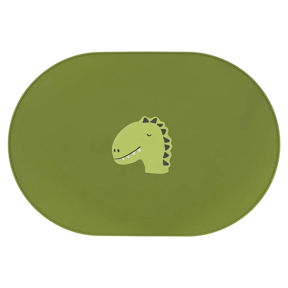 Trixie Baby Vaisselle Set de table en silicone Mr. Dino